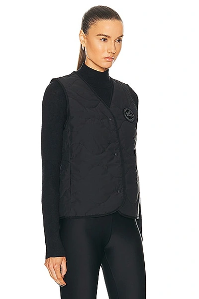 Shop Canada Goose Annex Liner Vest In Black