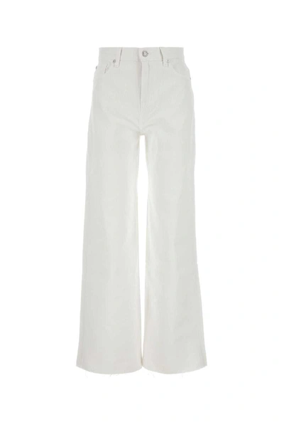 Shop 7 For All Mankind Seven For All Mankind Jeans In White