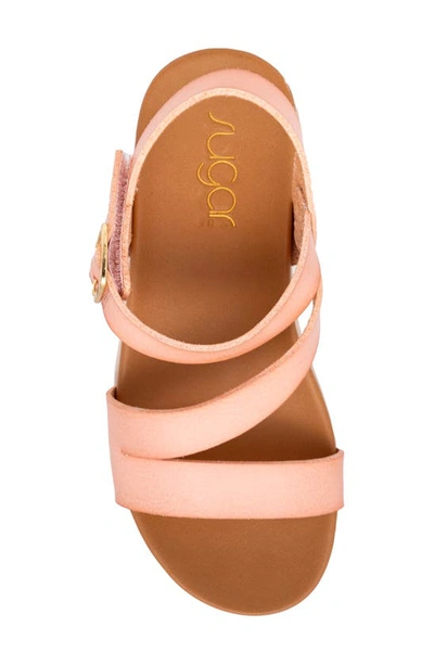 Shop Sugar Kids' Platform Sandal In Peach