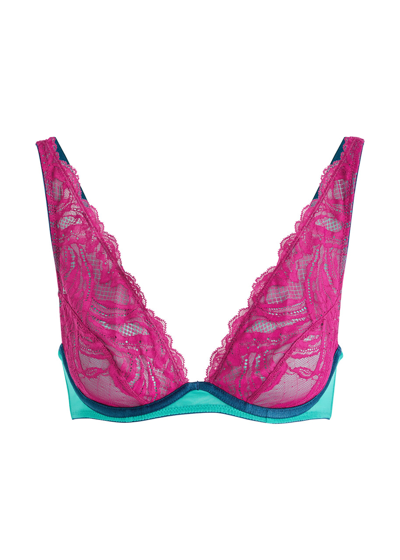 Shop Dora Larsen Rubio Lace Underwired Bra In Pink