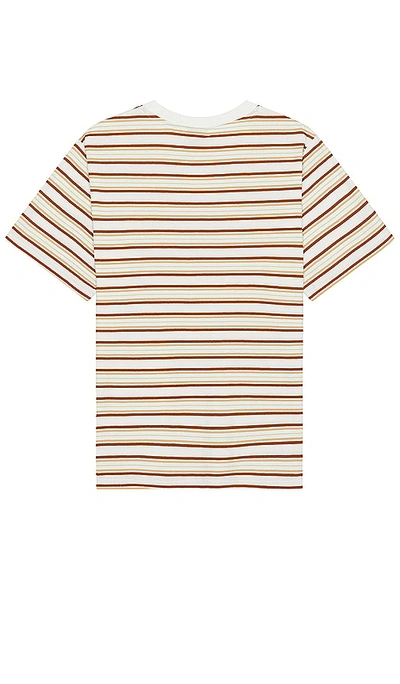 Shop Rhythm Vintage Stripe T-shirt In 素色