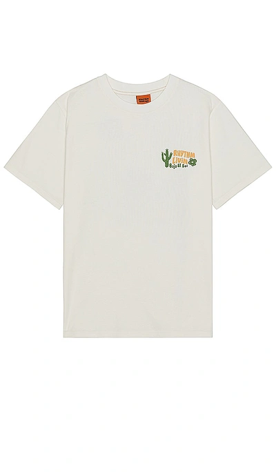 Shop Rhythm Desert Vintage T-shirt In 复古白色