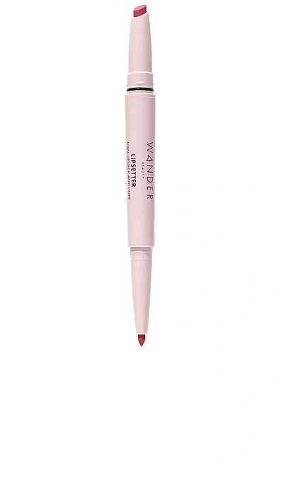 Shop Wander Beauty Lipsetter Dual Lipstick And Liner In On The Mauve