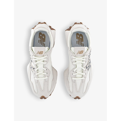 New Balance 327 Sneakers In Off-white With Leopard Print Detail In Sea Salt Grey