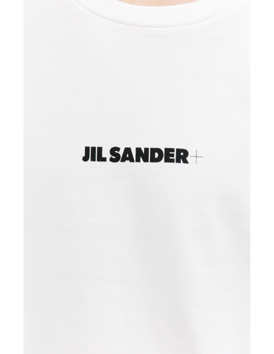 Shop Jil Sander Logo Printed Longsleeve In White