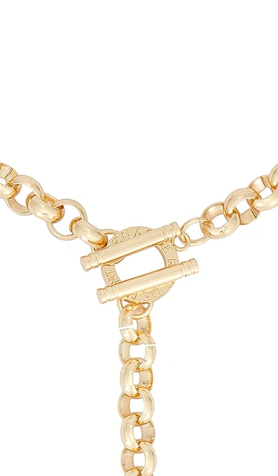 Shop Kiki De Montparnasse Kiki Collar + Lead Set In Metallic Gold