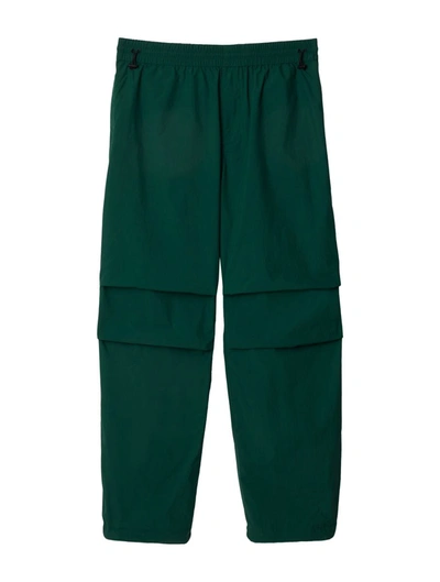 Shop Burberry Regular & Straight Leg Pants In Green