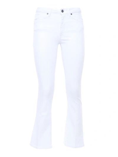 Dondup White Flared Jeans
