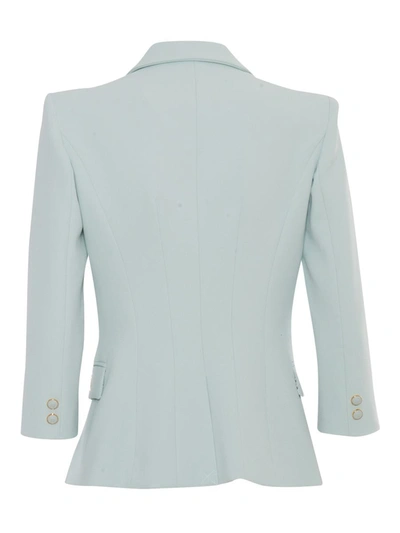 Shop Elisabetta Franchi Jacket In Blue