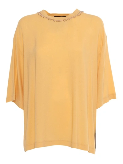 Fabiana Filippi Ocher Sweater In Orange