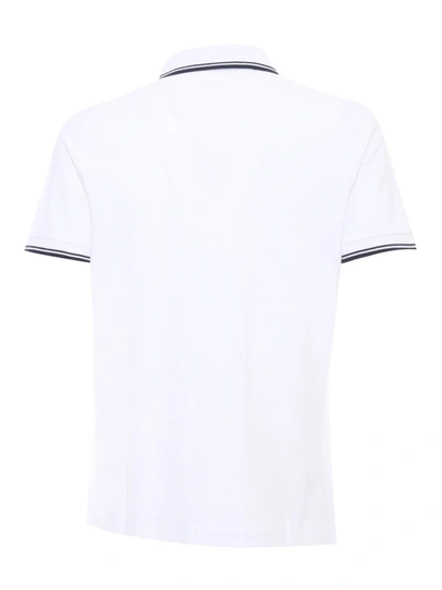 Shop Fay Polo In White