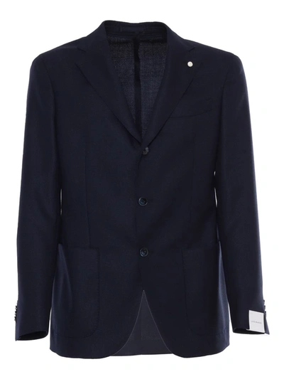 Shop Luigi Bianchi Jacket In Blue