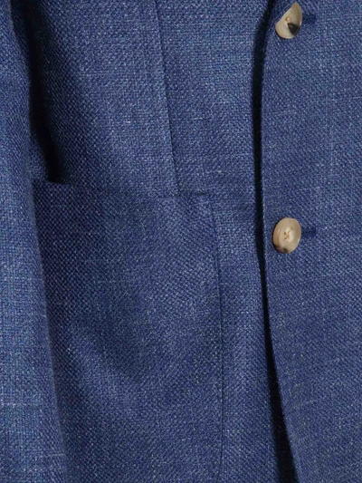 Shop Luigi Bianchi Jacket In Blue