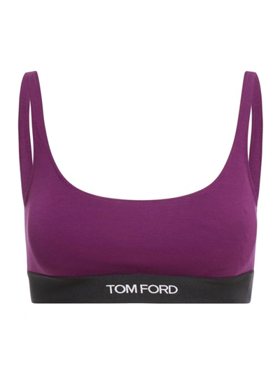 Shop Tom Ford Bras Underwear In Pink & Purple