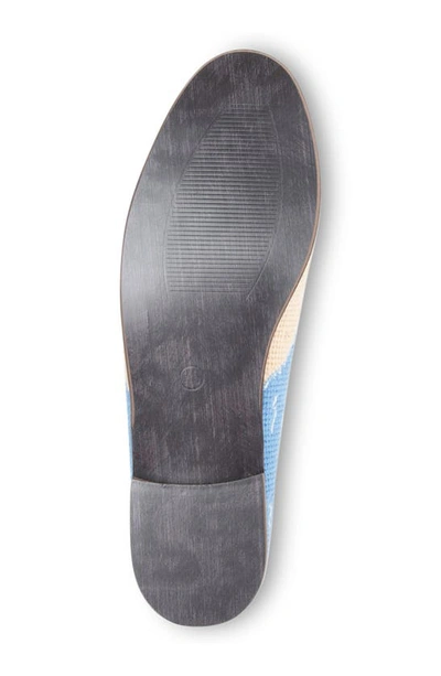 Bypaige Needlepoint Beach Flat In Navy Sand
