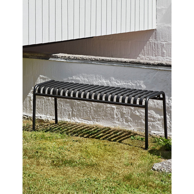 Shop Hay Anthracite Palissade Powder-coated Galvanised-steel Bench