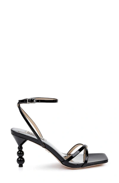 Shop Badgley Mischka Collection Callie Ankle Strap Sandal In Black