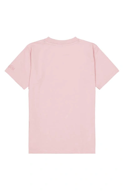 Shop The New Kids' Jensen Organic Cotton Graphic T-shirt In Pink