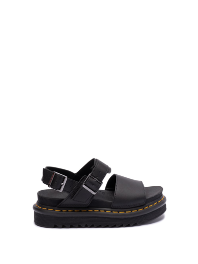 Shop Dr. Martens' `voss` Sandals In Black  