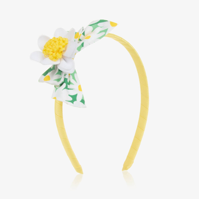Shop Tutto Piccolo Girls Yellow Daisy Flower Hairband