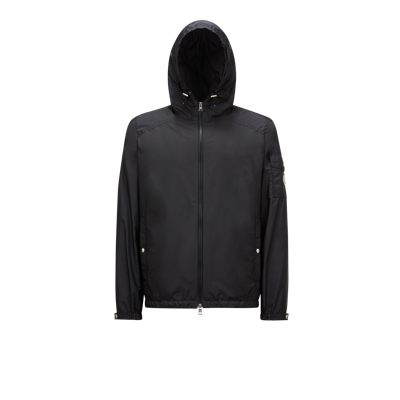 Moncler Etiache Rain Jacket Black In Black