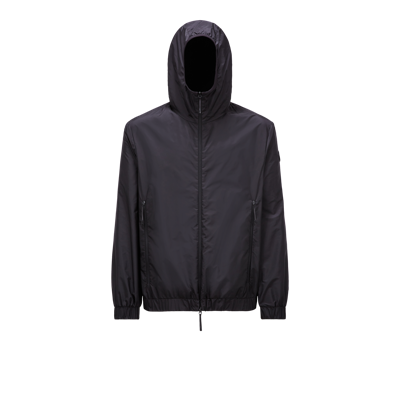 Shop Moncler Collection Algovia Rain Jacket, Black, Size: 4