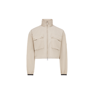 Shop Moncler Collection Leda Parka Jacket, Beige, Size: 2