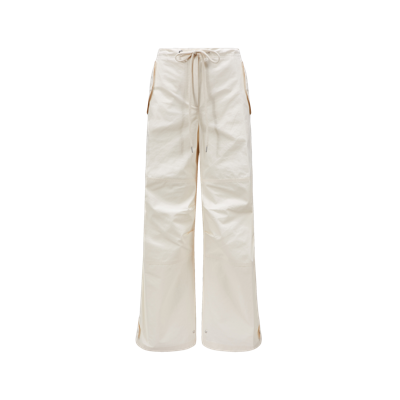 Shop Moncler Collection Cotton Ripstop Pants White