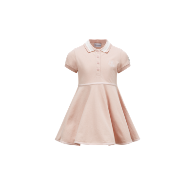 Shop Moncler Robe Polo In Pink