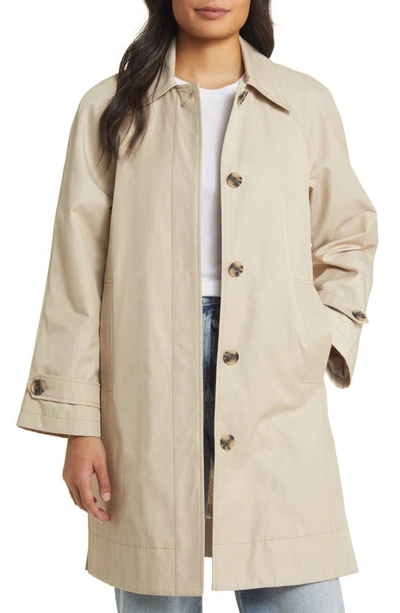 Sam Edelman Mac Single Breasted Coat In Birch