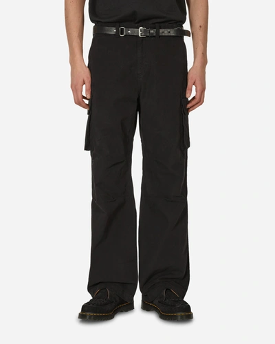 Shop Our Legacy Mount Cargo Canvas Pants In Black