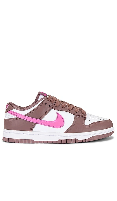 Shop Nike Dunk Low Sneaker In Smokey Mauve  Playful Pink  & White