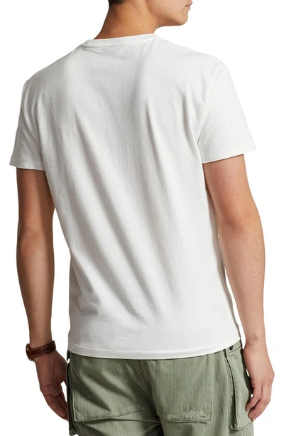 Shop Polo Ralph Lauren Graphic T-shirt In Classic Oxford White