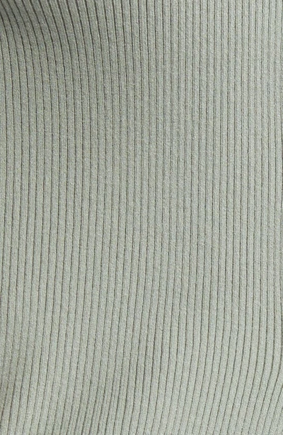 Open Edit Luxe Sculpt Cardigan In Green Halo