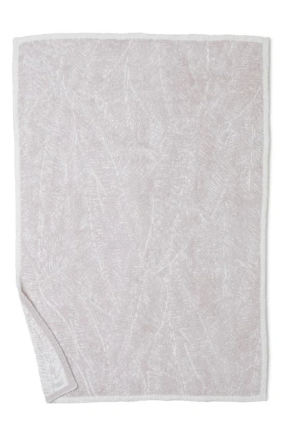 Shop Barefoot Dreams Cozychic™ Palm Fronds Throw Blanket In Stone-cream