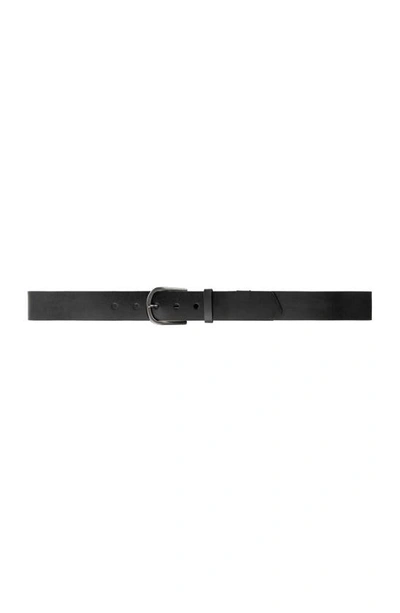 Travis Mathew Jinx 2.0 Leather Belt In Black