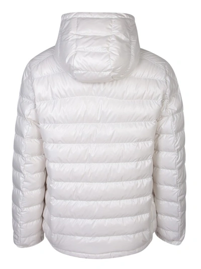 Shop Moncler White Nylon Jacket