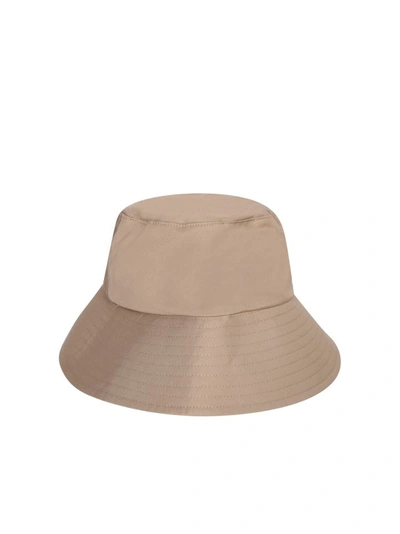 Shop Jw Anderson Beige Bucket Hat In Pink
