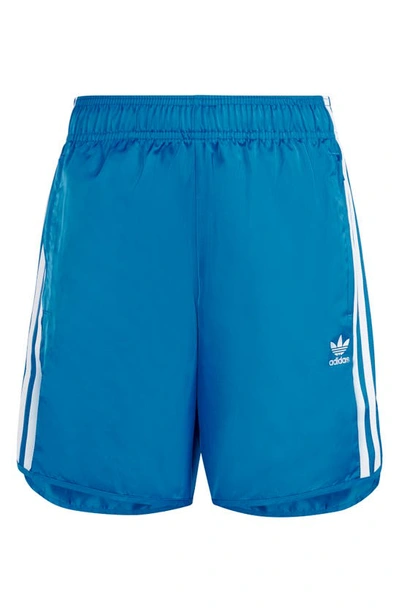 Shop Adidas Originals Kids' Adicolor Athletic Shorts In Blue