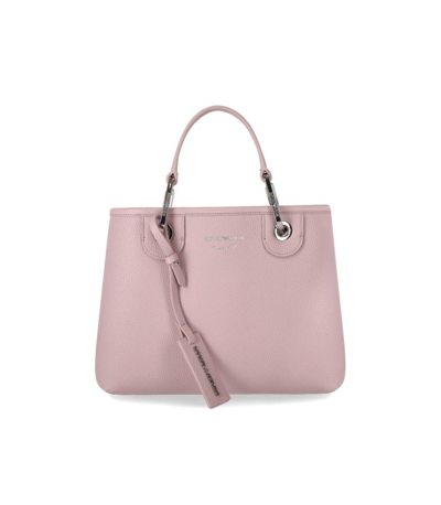 Shop Emporio Armani Myea Small Pink Shopping Bag