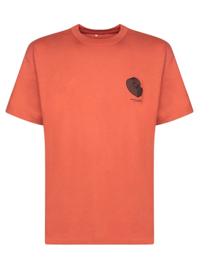 Shop Carhartt Orange Cotton T-shirt