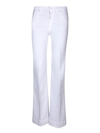 Shop 7 For All Mankind White Cotton Jeans