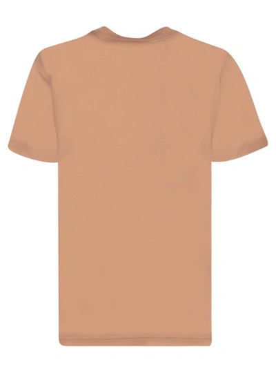 Shop Burberry Cotton T-shirt By  In Brown