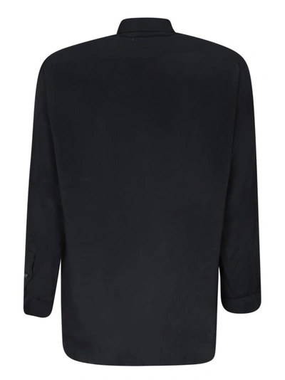 Shop Lardini Black Silk Blend Shirt
