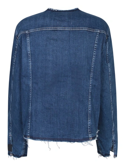 Shop 7 For All Mankind Cotton Jacket In Blue