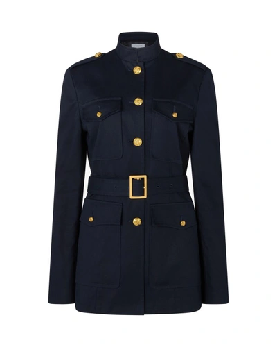 Shop Serena Bute Military Jacket - Midnight Navy In Black