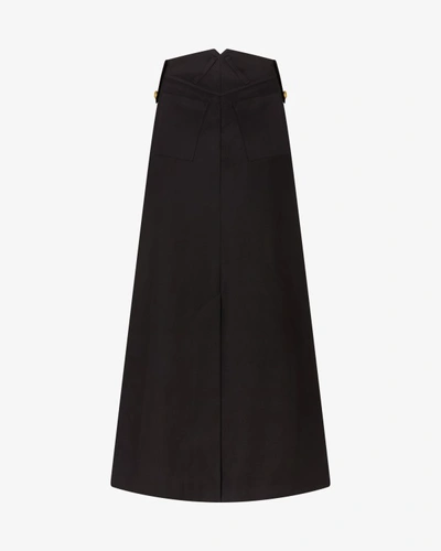 Shop Serena Bute Military Maxi Skirt - Black