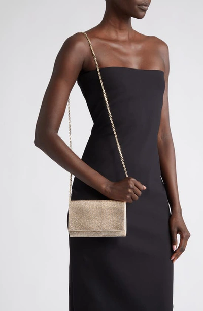 Judith Leiber Fizzy Beaded Clutch In Champagne Prosecco