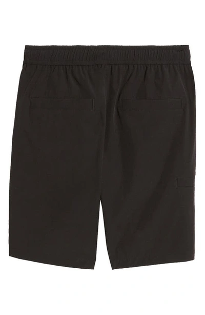 Shop Zella Kids' Hybrid Golf Shorts In Black