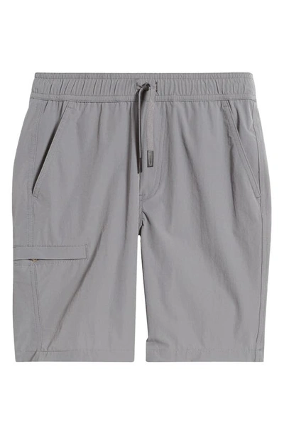 Shop Zella Kids' Hybrid Golf Shorts In Grey Shade